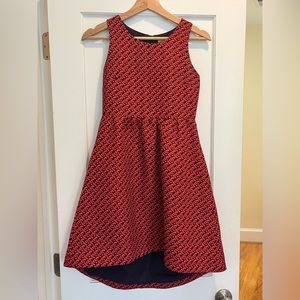 Anthropologie Lili Wang for Lilis Closet Red high low dress